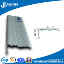 Railway Station Anti Slip Cast Aluminum Metal Stair Nose Molding